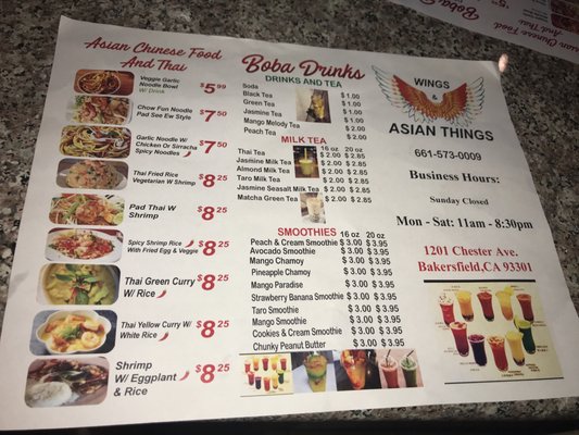 Menu photo 2 Wings & Asian Things Bakersfield, CA Menu photo 2 Wings & Asian Things Bakersfield, CA