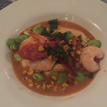 Cafe Orleans - Shrimp & Grits for the win!!  Order this! - Cajun/Creole Near Me - Anaheim, California