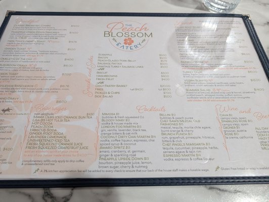 Menu photo 6 Peach Blossom Eatery Newark, DE