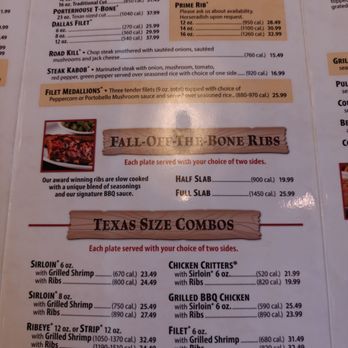 Texas Roadhouse - Menu - Steakhouses Near Me - Queensbury, New York Texas Roadhouse - Menu - Steakhouses Near Me - Queensbury, New York