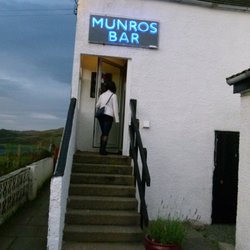 Taigh Ailean Hotel - Entrance to the bar on the second floor.