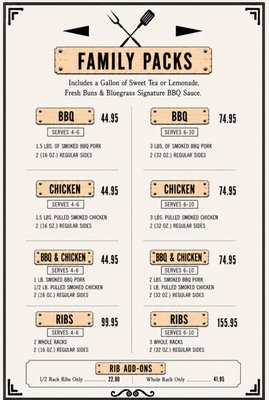 Menu photo 5 Bluegrass BBQ & Catering Cowpens, SC Menu photo 5 Bluegrass BBQ & Catering Cowpens, SC