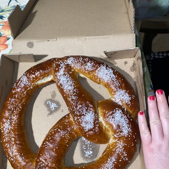 Brgr Stop - Enormous pretzel! - American Near Me - Fort Lauderdale, Florida