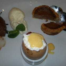 Pant Y Gwydr Hotel - A partially eaten Le Chocolat dessert! Yummy