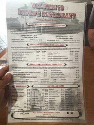 Menu photo 2 Big Ed's Garner Garner, NC Menu photo 2 Big Ed's Garner Garner, NC