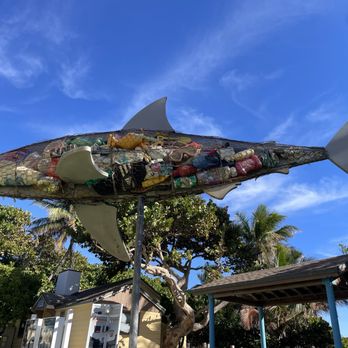 The Carpenter House - Local Art-- Shark made from trash picked up on the beach. - Landmarks & Historical Buildings Near Me - Hollywood, Florida The Carpenter House - Local Art-- Shark made from trash picked up on the beach. - Landmarks & Historical Buildings Near Me - Hollywood, Florida