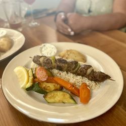 La Casa Ouzeria Restaurant - Beef souvlaki
