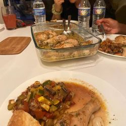 The Gourmet Angel - "30 Cloves Of Garlic Chicken,(A Julia Child Dish)Fresh Rustic Bread, and Mockshoe" DELICIOUS!!! I forgot the Chocolate Flourless Cake!!!!