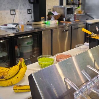 Fruition Bowls & Brews - a kitchen with stainless steel appliances - Coffee & Tea Near Me - Morgantown, West Virginia Fruition Bowls & Brews - a kitchen with stainless steel appliances - Coffee & Tea Near Me - Morgantown, West Virginia