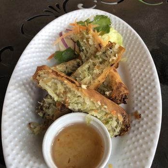 Herban Fix - Vegan Kitchen - Vegetable spring rolls. Fantastic. - Vegan Near Me - Atlanta, Georgia