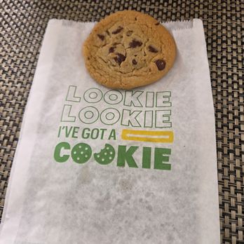 Subway - Chocolate chip cookie - Fast Food Near Me - North Hollywood, California Subway - Chocolate chip cookie - Fast Food Near Me - North Hollywood, California
