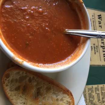 The Moth Coffeehouse - Tomato soup was perfect. No seasoning needed! - Coffee & Tea Near Me - Allentown, New Jersey