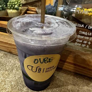 Urban Backyard - Ube Latte - Coffee & Tea Near Me - New York, New York Urban Backyard - Ube Latte - Coffee & Tea Near Me - New York, New York