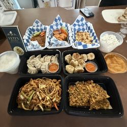 Chatamari (bottom right) and Fried Pork Dumplings (middle right) can't be missed!