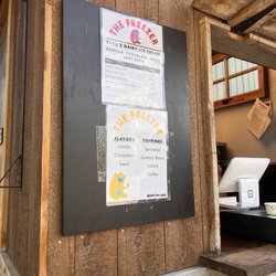 The Freezer - Menu