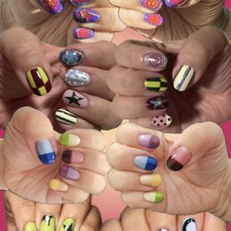 a few of the nail designs judy has done for me! :) a few of the nail designs judy has done for me! :)