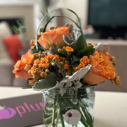 Plum Floral Arrangements - Happy birthday Momma!