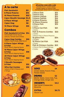 Menu photo 3 Who Dat Cat San Pablo, CA Menu photo 3 Who Dat Cat San Pablo, CA
