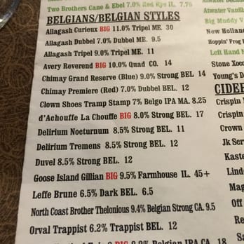 Timothy O'Toole's Pub - Great Belgian selection in bottles! - Sports Bars Near Me - Chicago, Illinois