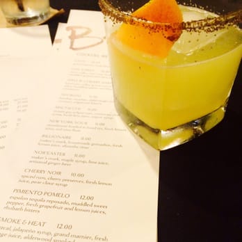 Bazille at Nordstrom - Smoke & Heat cocktail! Deelish!!! - New American Near Me - Boca Raton, Florida
