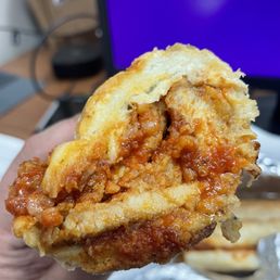 Chicken Parm Egg Sandwich