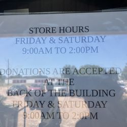 Born Again Emporium - Hours