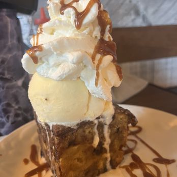 Gastro Grind Burgers - Chocolate chip banana bread with ice cream & whip cream - Burgers Near Me - Palm Desert, California Gastro Grind Burgers - Chocolate chip banana bread with ice cream & whip cream - Burgers Near Me - Palm Desert, California