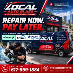 Local Auto Glass - Ask about our payment options, and Repair now Pay later