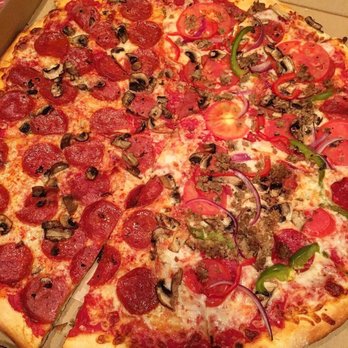 zpizza - XL pizza...1/2 American and 1/2 pepperoni and mushroom ;-p - Pizza Near Me - Los Angeles, California zpizza - XL pizza...1/2 American and 1/2 pepperoni and mushroom ;-p - Pizza Near Me - Los Angeles, California