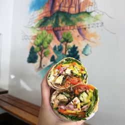 Dirty Virgin wrap add chicken