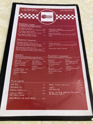 Menu photo 1 Fiddles Diner Brownsville, PA Menu photo 1 Fiddles Diner Brownsville, PA