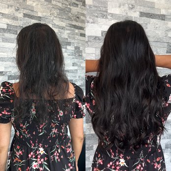 Hue & Mane: Luxe Extensions and Hair Loss Solutions - Hair extension transformation before and after - Hair Salons Near Me - Trinity, Florida Hue & Mane: Luxe Extensions and Hair Loss Solutions - Hair extension transformation before and after - Hair Salons Near Me - Trinity, Florida