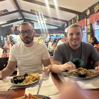 Shiver's BBQ - Brisket burnt ends with fries and BBQ Beans; half baby back ribs with fries and mashed potatoes - Barbeque Near Me - Homestead, Florida Shiver's BBQ - Brisket burnt ends with fries and BBQ Beans; half baby back ribs with fries and mashed potatoes - Barbeque Near Me - Homestead, Florida