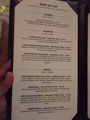 Menu photo 8 Quinto Sol Redwood City, CA