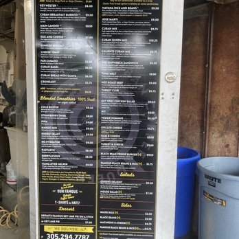 Cuban Coffee Queen Waterfront - Menu - Coffee & Tea Near Me - Key West, Florida
