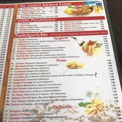 Pizzeria Moena - Speisekarte