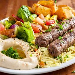 Jerusalem Shawarma Beef Kebab Plater