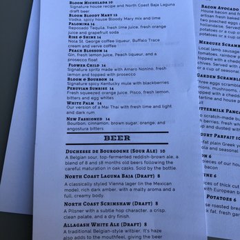 Bloom - drink menu - American Near Me - Santa Clara, California