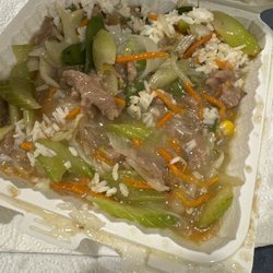 Sally's Kitchen - Chop suey tasted the worst. As you can see there is a thick layer of soupy liquid that killed my appetite.