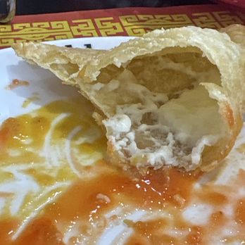Golden China - Waterloo - Crab Rangoon- all 6 for $9.95 looked like this - Chinese Near Me - Waterloo, Iowa