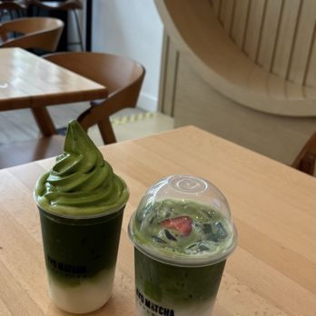 Kyo Matcha - Strawberry Matcha Latte - Desserts Near Me - Brookline, Massachusetts