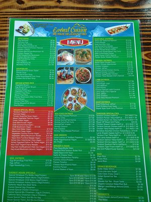 Menu photo 4 Everest Cuisine-Mountain View Mountain View, CA Menu photo 4 Everest Cuisine-Mountain View Mountain View, CA