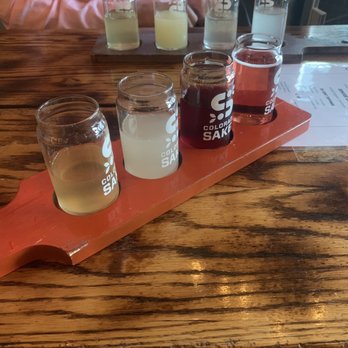 Colorado Sake - Two half flights - Breweries Near Me - Denver, Colorado