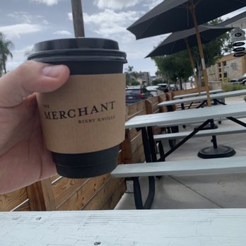 The Merchant - Patio with a chai tea latte - Coffee & Tea Near Me - Long Beach, California The Merchant - Patio with a chai tea latte - Coffee & Tea Near Me - Long Beach, California