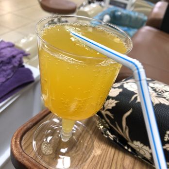 Eva Nails - Drink drink! Much needed to just relax after nails and getting my toes done. - Nail Salons Near Me - El Cajon, California
