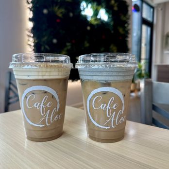 Cafe Aloe - Sea Salt Crema Latte and black sesame latte (IG: @mylifeaskat_) - Cafes Near Me - Bellevue, Washington Cafe Aloe - Sea Salt Crema Latte and black sesame latte (IG: @mylifeaskat_) - Cafes Near Me - Bellevue, Washington