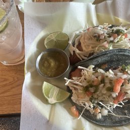 Fish tacos and coyote margarita! 10 stars Fish tacos and coyote margarita! 10 stars