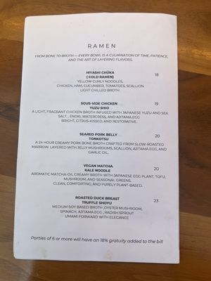 Menu photo 6 Nomo Domo San Luis Obispo, CA