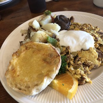 Rockys Cafe - Chorizo Scramble with homefries - Breakfast & Brunch Near Me - Felton, California Rockys Cafe - Chorizo Scramble with homefries - Breakfast & Brunch Near Me - Felton, California