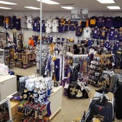 Purple and Gold Sports Shop